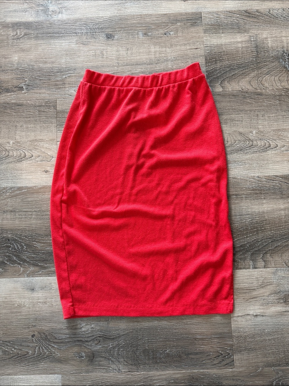 NWT Chaser Classic Red Pencil Skirt - Women sz s
